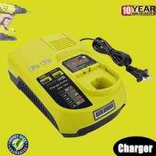 P117 Fast Charger For RYOBI For One Plus P108 18V High Capacity Lithium Battery