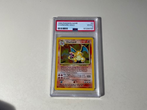 1999 Pokemon Charizard  Holo Grade 4