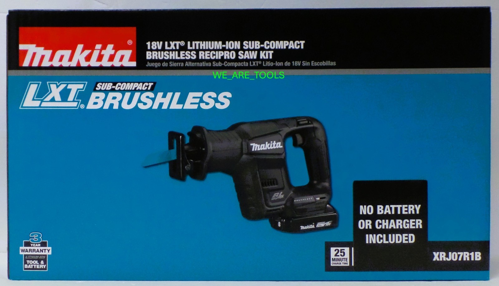 NEW BOX Makita Brushless 18V XRJ07ZB Cordless Compact Recipr