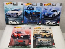 Hot Wheels Premium Toyota Set 2021 Supra '87 Pickup Starlet Landcruiser 2000 GT