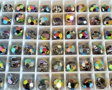 Vintage Swarovski 5000 8mm Round beads Vitrail Medium 12pcs 