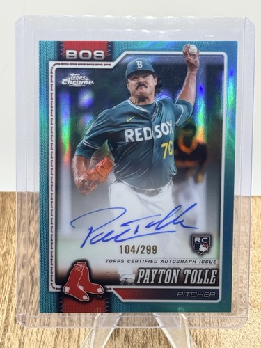 Payton Tolle [Teal Refractor] #RA-PT 2026 Topps Chrome Rookie Autograph card