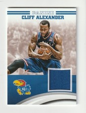 2016 Panini Kansas Team Collection #CA-KU Cliff Alexander GU Jersey Relic RC