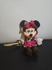 Disney Parks 11" Minnie Mouse Pirates Of The Caribbean Pirate Plush Bean