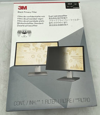LOT OF 6 3M Black Privacy Filter for 23  Widescreen 16:9  PF230W9B 