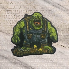 Swamp Monster Patch Iron On Horror Gothic Creature Graves Goth Scary Movie Gift