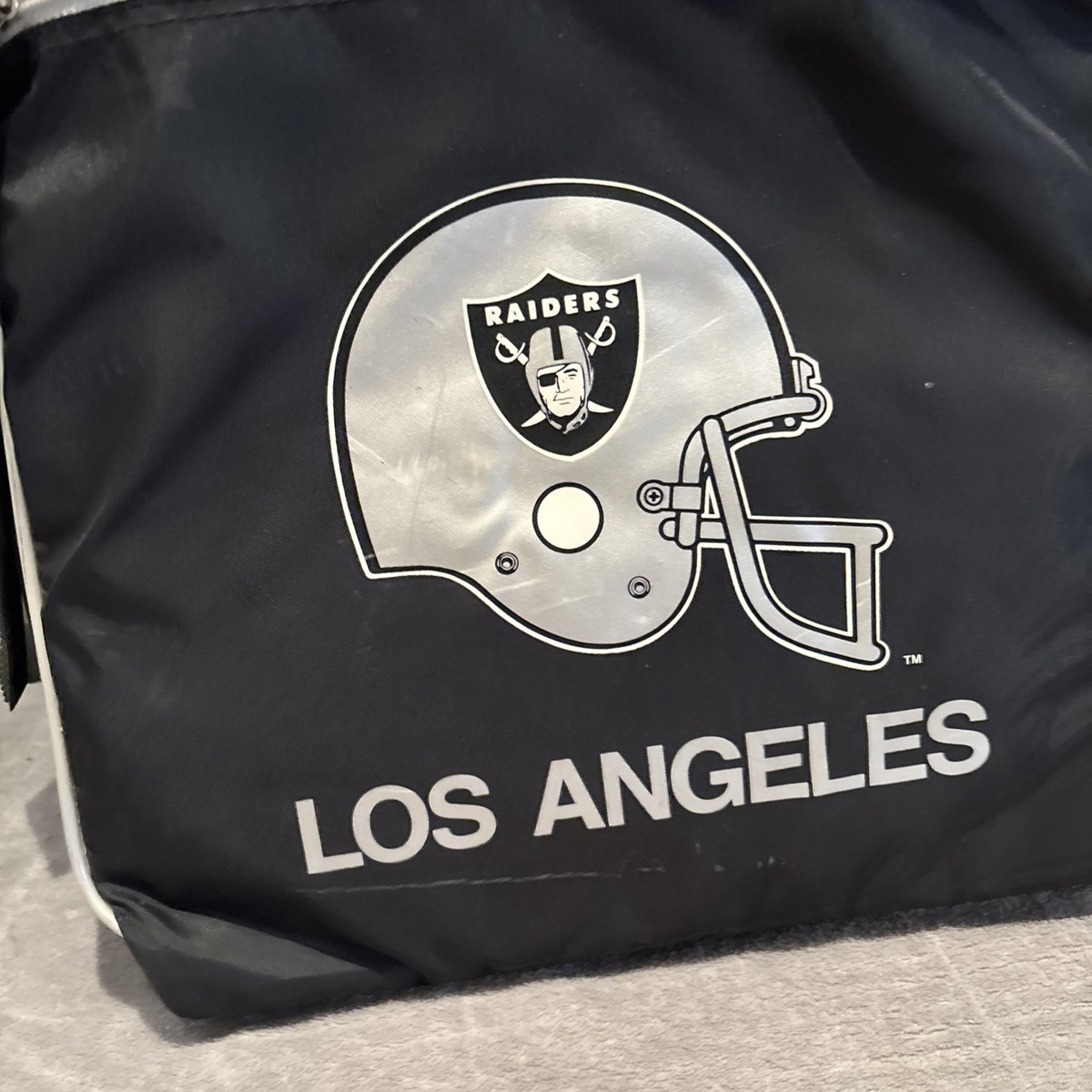 NFL Game Day LA Raiders Rare Insulated Tote Shoulder Gym Locker