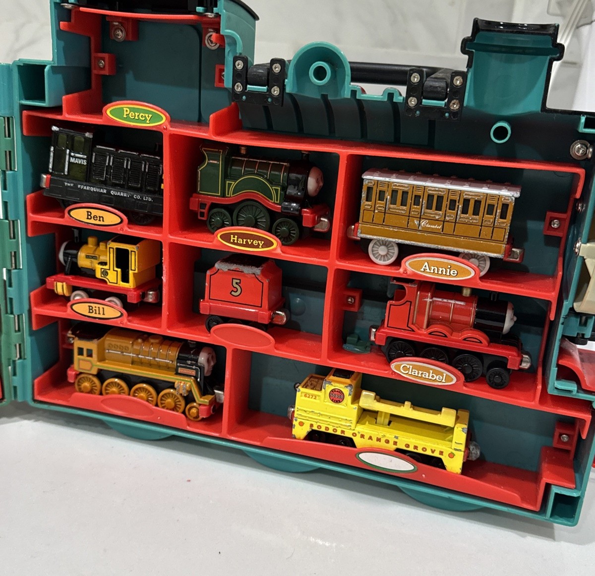 Take Along Thomas & Friends - Travel Tote W/ 15 Vehicles Set | eBay