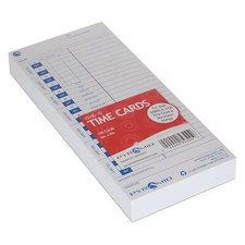 Pyramid 35100-10 Time Card, Pk100