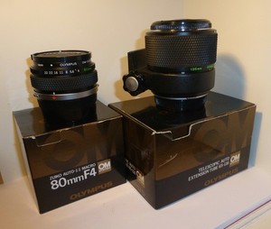 Olympus OM-System 80mm F4 1:1 Macro Lens with Tele 65-116mm Auto Extension Tube