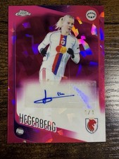 Marketplace image: 2025-26 Topps Chrome Sapphire Women’s UEFA Ada Hegerberg Padparadscha Auto 1/1