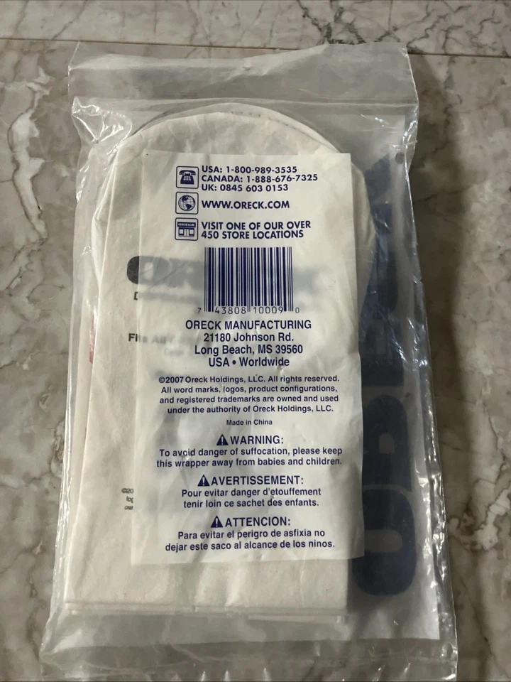 Genuine Oreck XL Ironman Vacuum Bags No. PKIM765 Package of 5 - Image 2 of 2