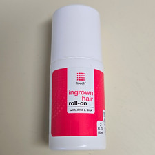 Touch Ingrown Hair Roll-On AHA BHA, 2 fl oz for Bikini, Face, Legs, Neck