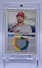 2026 Topps Heritage Clubhouse Collection - Nick Castellanos Game Used Relic