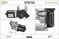 Wischmotor Vorne FÜR CitroËN C3 I (Fc , FN ), CitroËN C2 (Jm ) - Valeo 579752