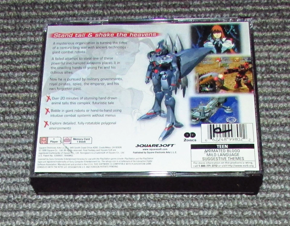 Xenogears for Playstation PS1 Complete / Fast Shipping - Image 4 of 4