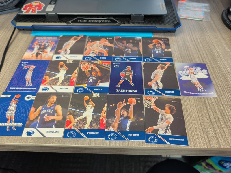 2024-25 Onit Penn State University Men’s Basketball Trading Cards Lot (16 Cards)