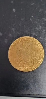 10 FRANC COQ - TTB - 1 425 633 EX - FRANCE - VENDU PAR CGB - 3,23G - OR - Photo 1/2
