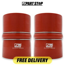 6112001022000 2-Pack Silicone CAC Hump Hose Stainless for Agrale & Cummins