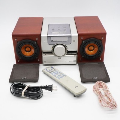 JVC EX-D5 MINI Component DVD & CD Player Radio With SP-EXD1 Speakers READ!!
