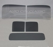 Glass Windshield Door Rear Back 1946 1947 Ford Pickup Custom Grey Set