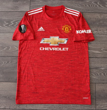 MANCHESTER UNITED 2020 2021 HOME FOOTBALL SHIRT SOCCER JERSEY ADIDAS MENS LARGE