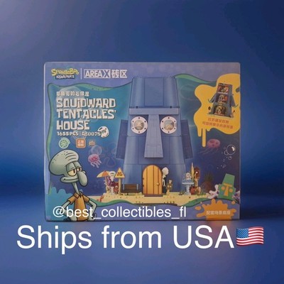 Area-X SpongeBob Squidward Tentacles House Building Blocks Sealed