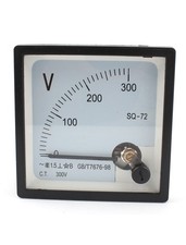 DC 0-100 V analogico da pannello 85C1-Voltmetro V, colore: Bianco EUR