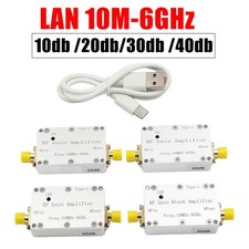   10M-6GHz RF Amplifier Module 10dB 20dB 30dB 40dB High Gain Driver Receiving