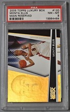 2005 Topps Luxury Box #120 Main Reserved Monta Ellis PSA 8 Rookie /100 POP 1