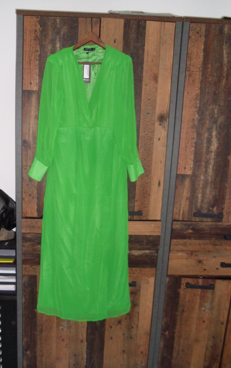 gorgeous emerald green NASTY GAL occasion dress size 8 | eBay UK