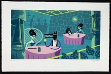 The Envious Girlfriend SHAG PRINT Silkscreen Serigraph Unframed Signed 2003 Mint