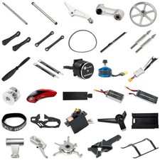 Flywing FW450L RC Helikopter Teile Original und Upgrade Akku Motor ESC Servo