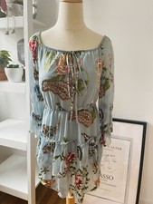 Alice + Olivia Waylon floral Dress in Aqua - Size 2