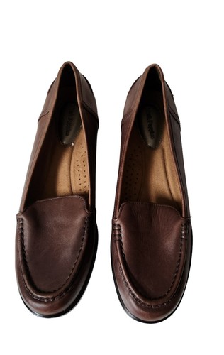 Hush Puppies Women's Abney Chrissie Lo Flat - Genuine Leather Comfort Shoes
