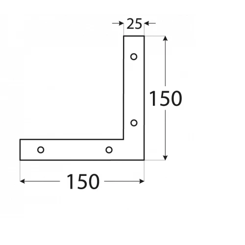 Ángulo de mueble ángulo de esquina plano ángulo de acero para atornillar conector conexión - Imagen 7 de 13
