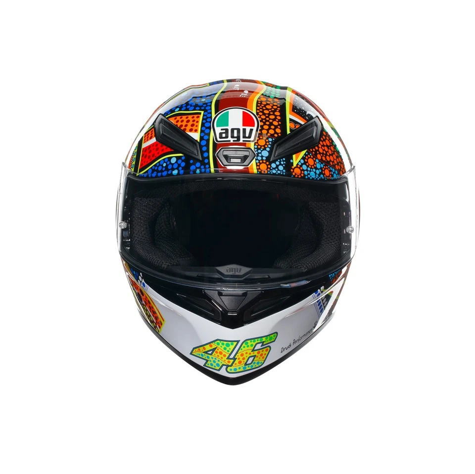 AGV K1 S Dreamtime Intégral (Blanc / Bleu/Rouge/Jaune ) Couleur: Taille: XS (53) - Photo 4/4