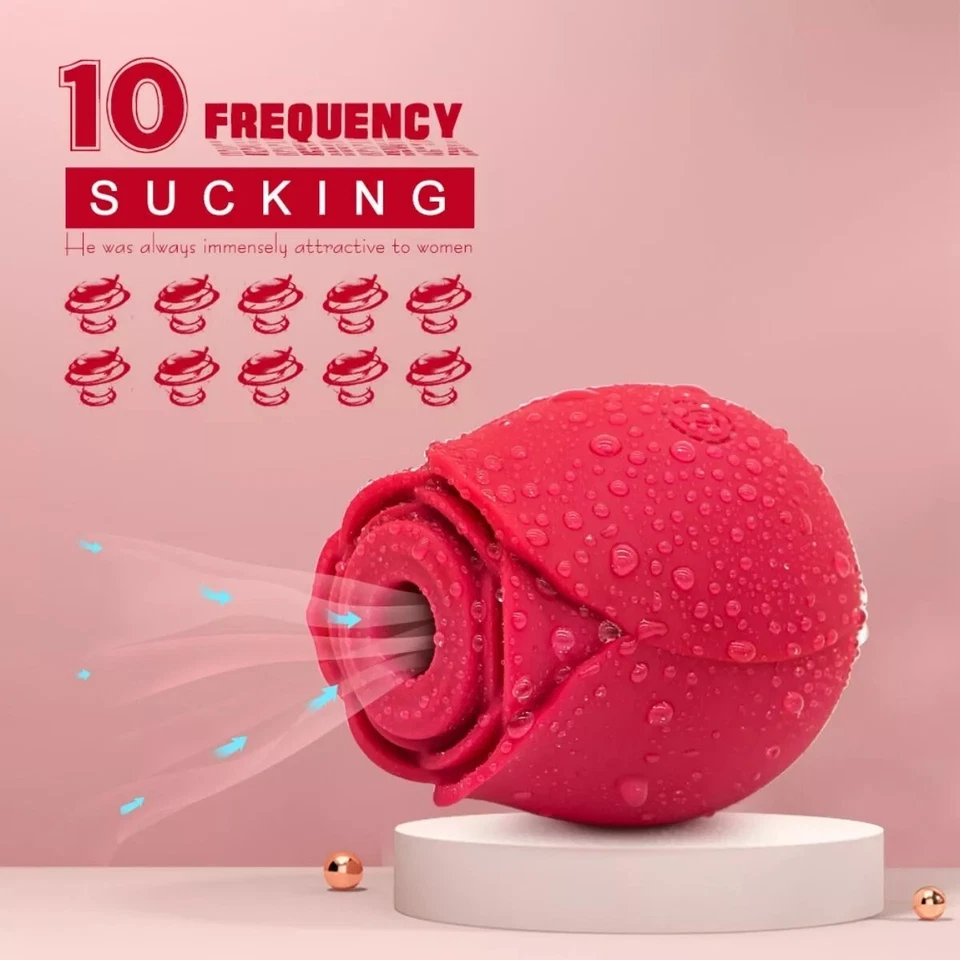 Rosa Juguetes Sexuales Vibradores Succión Para Mujer Vibrador Mujeres Juguetes Sexuales Foto 2 de 4