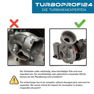 TURBOLADER VW VOLKSWAGEN T5 Transporter 2.0 BiTDI 132 Kw - 180 PS CFCA