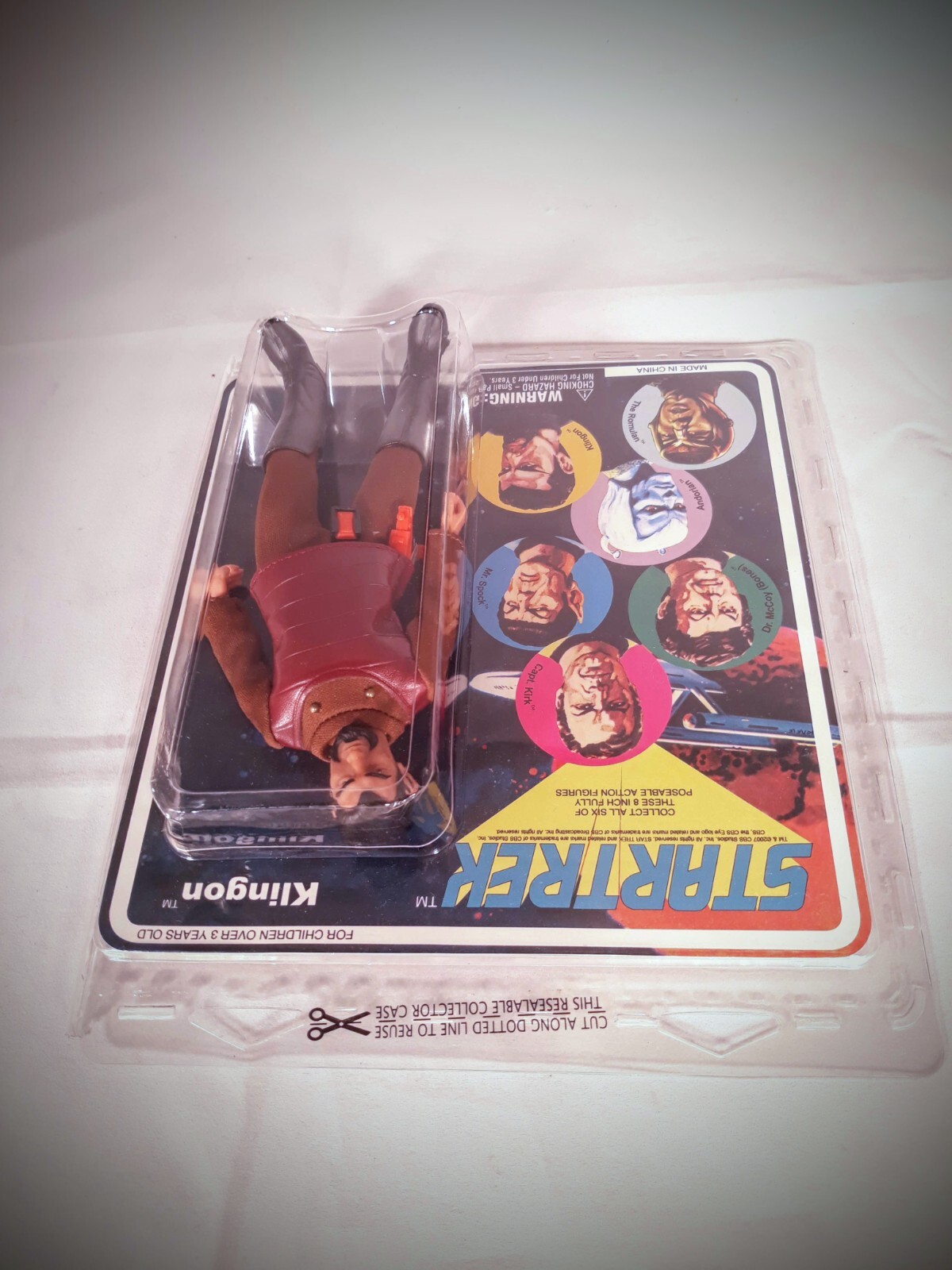Diamond Select Toys Star Trek 8" Retro Cloth Klingon Action Figure 