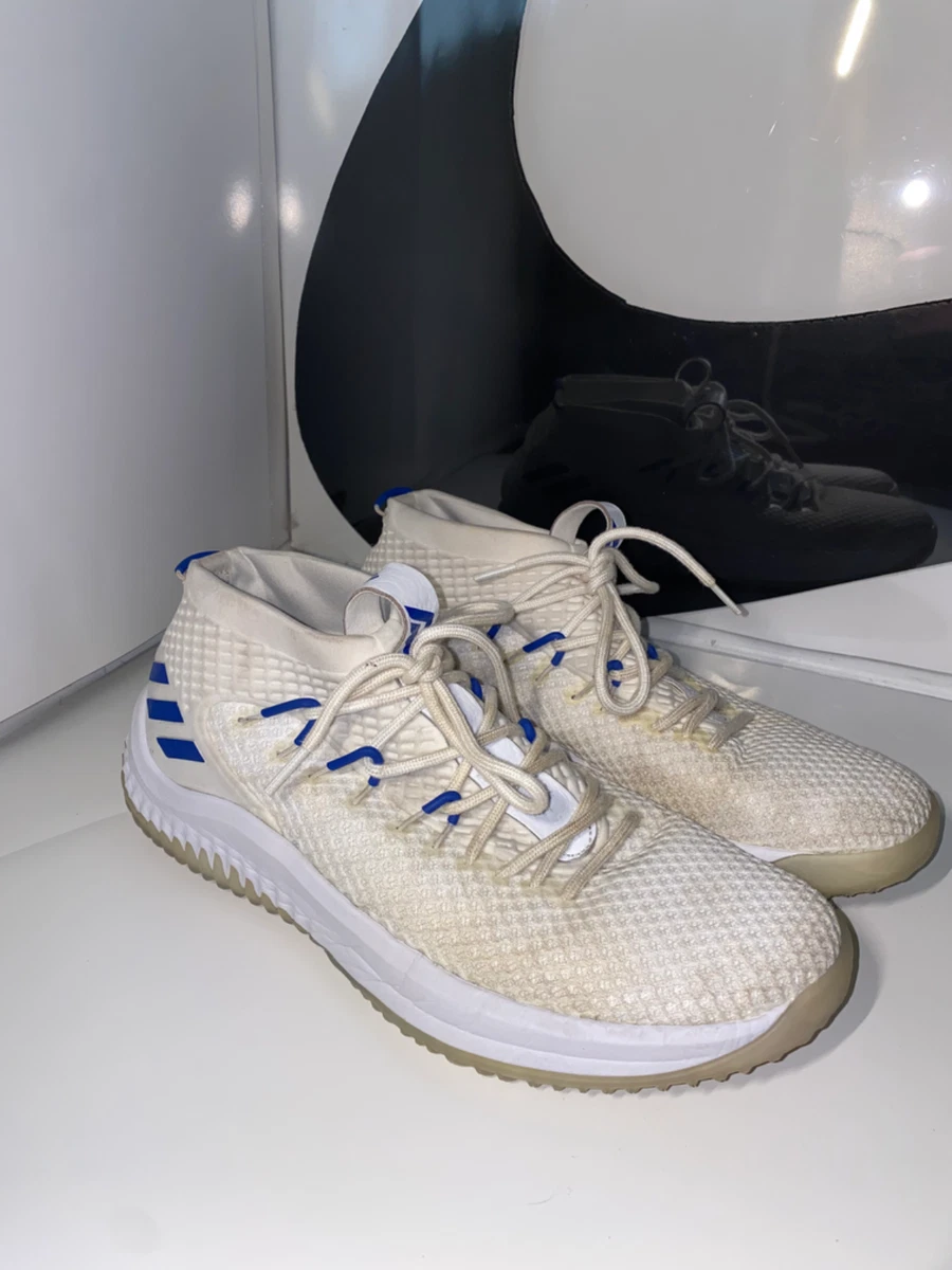 Adidas Dame 4 White Blue Solid for sale | eBay