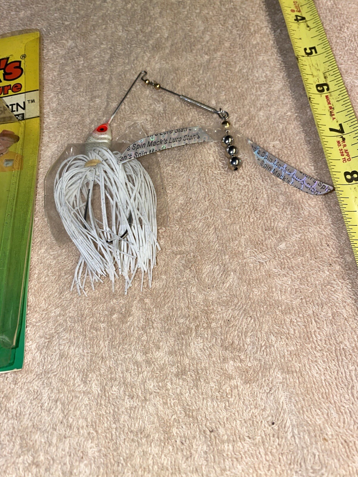 SUPER TUFF FIND!!Macks SPINNERBAIT!UNKNOWN 🎣 FUN OR COLLECT VINTAGE LURE!! - Image 9
