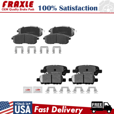 For 2011 2012 2013 2014 2015 2016 2017 Nissan Juke Front Rear Ceramic Brake Pads