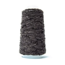 200G CONE 1.8NM 100% NYLON FEATHER YARN DARK BROWN FD470