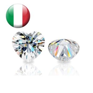 White Round Moissanite Diamond, Size: 0 Mm To1 Mm At Rs 2000/carat In - Foto 7