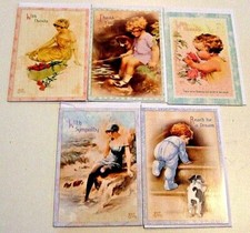Lot of 5 Misc. Greeting Cards  Envelopes - Thank You, Sympathy - NEW P 