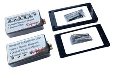 1 Set original Epiphone Humbucker, bridge & neck Tonabnehmer, pickup, flat top