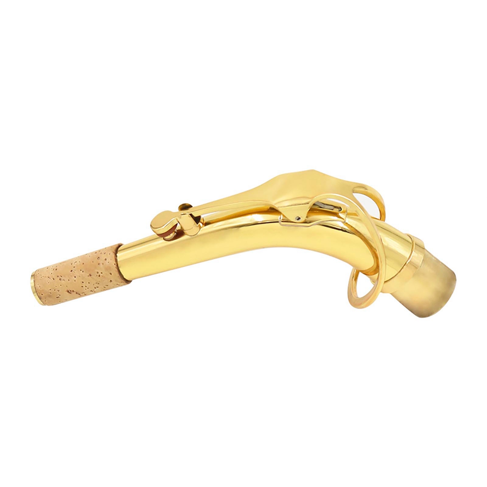 Brass Alto Saxophone Sax Neck With Clean Cloth Cork Grease Instrument