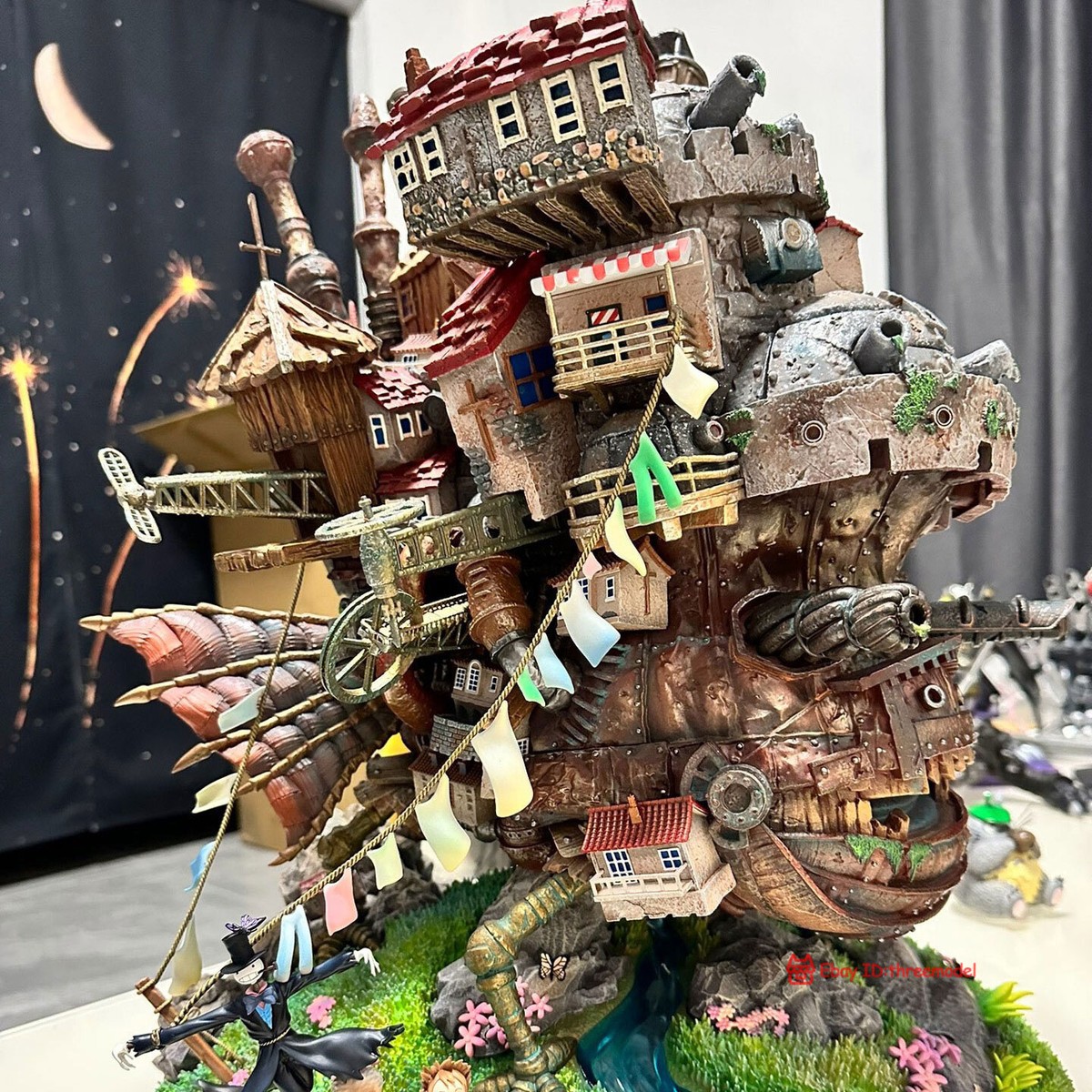 OPM Studio Howl's Moving Castle Resin Painted Statue In