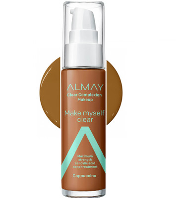 Almay Make Myself Clear Foundation Salicylsäure Akne Behandlung - 900 Cappuccino